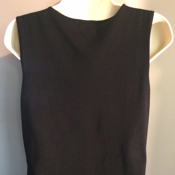 Ruby Rd Womens Med Embellished Tank Ribbed Pearl&Metal - Picture 3 of 5